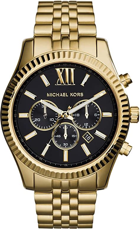 michael kors mk8286|Michael Kors lexington champagne watch.